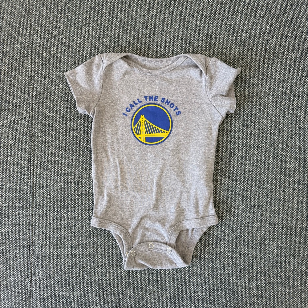 ADD ON ONLY - NBA Warriors Baby Onesie